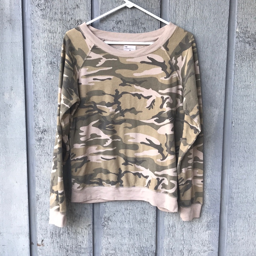 Camo sweatshirt by gap